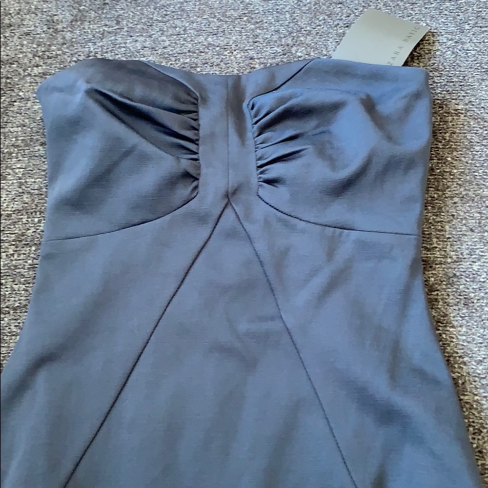 Zara xs knee length classy strapless dress